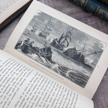 Load image into Gallery viewer, 1899 Half Hours on the Quarter Deck; Late Victorian Illustrated Book

