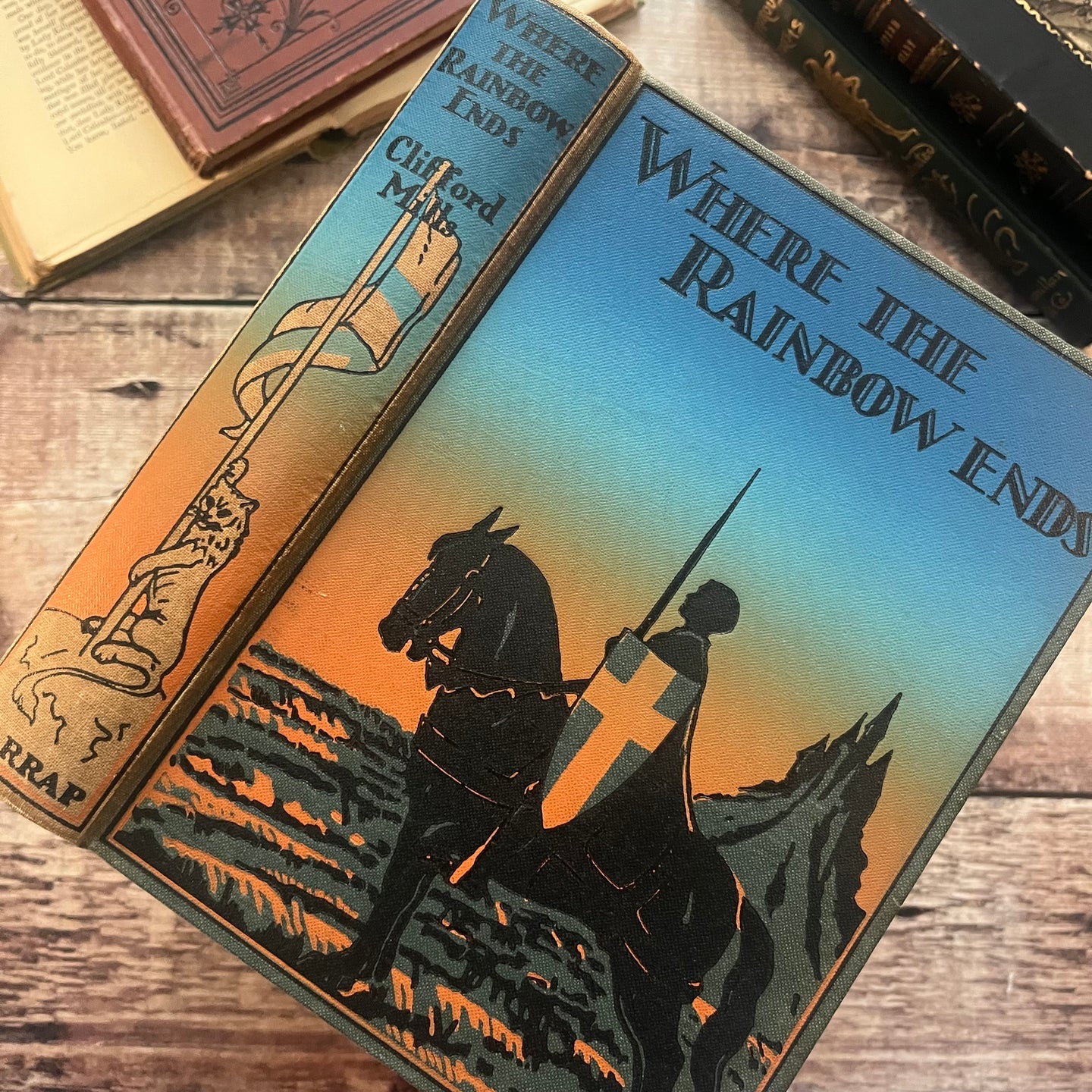 1936 Where the Rainbow Ends by Clifford Mills Illustrated Book