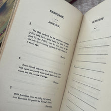 Load image into Gallery viewer, Edwardian Hand Painted/Drawn Speaking Days Calendar Book
