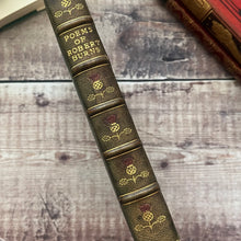 Load image into Gallery viewer, 1919 Poems of Robert Burns Full Morocco Leather with Gilt Thistle Decoration
