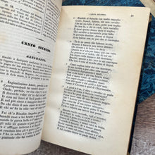Load image into Gallery viewer, 1846 Quarter Vellum Orlando Furioso Two Volume Edition Published in Firenze Antique Books
