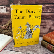 Load image into Gallery viewer, The Diary of Fanny Burney Everyman Library Book with Dust Jacket
