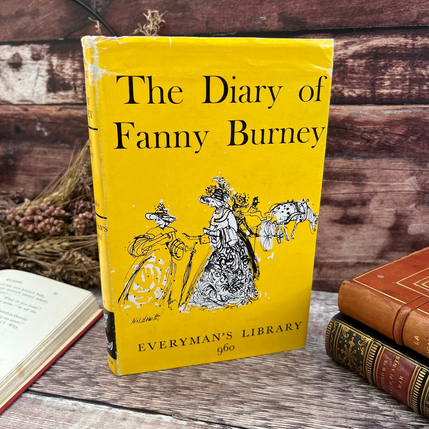 The Diary of Fanny Burney Everyman Library Book with Dust Jacket