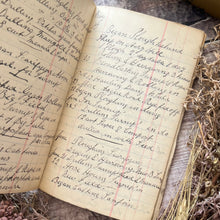 Load image into Gallery viewer, Hand Written Wiltshire Farming Manuscript from 1903/04 Edwardian Booklet
