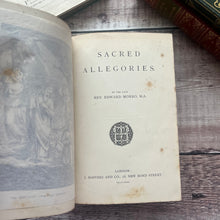 Load image into Gallery viewer, 1882 Sacred Allegories by Rev Edward Monro Beautiful Floral Victorian Book
