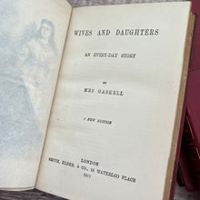 Load image into Gallery viewer, The Works of Mrs Elizabeth Gaskell; Half Calf Finely Bound Collection Early 20th Century
