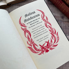 Load image into Gallery viewer, 1968 Malleus Maleficarum The Hammer of Witchcraft by Heinrich Kramer with Slipcase
