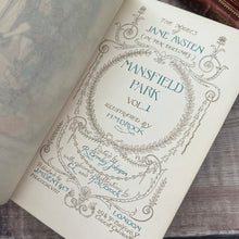 Load image into Gallery viewer, 1908 Mansfield Park by Jane Austen; Colour Plates by Brock Edwardian Half Leather
