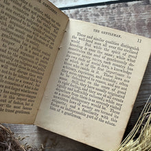Load image into Gallery viewer, 1866 Routledge's Etiquette for Gentlemen Miniature Rare Edition Pocket Book
