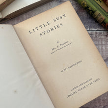 Load image into Gallery viewer, Little Susy Stories by Mrs E Prentiss Beautiful Binding of a Reading Girl
