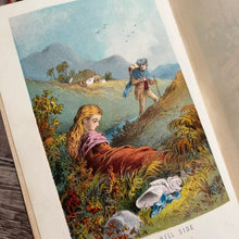 Load image into Gallery viewer, 1875 Little Snowdrop and Her Golden Casket; Beautiful Floral Cloth Antique Book
