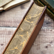 Load image into Gallery viewer, 1929 Peter Simple by Captain Marryat Half Calf Leather Antique Book Marbled

