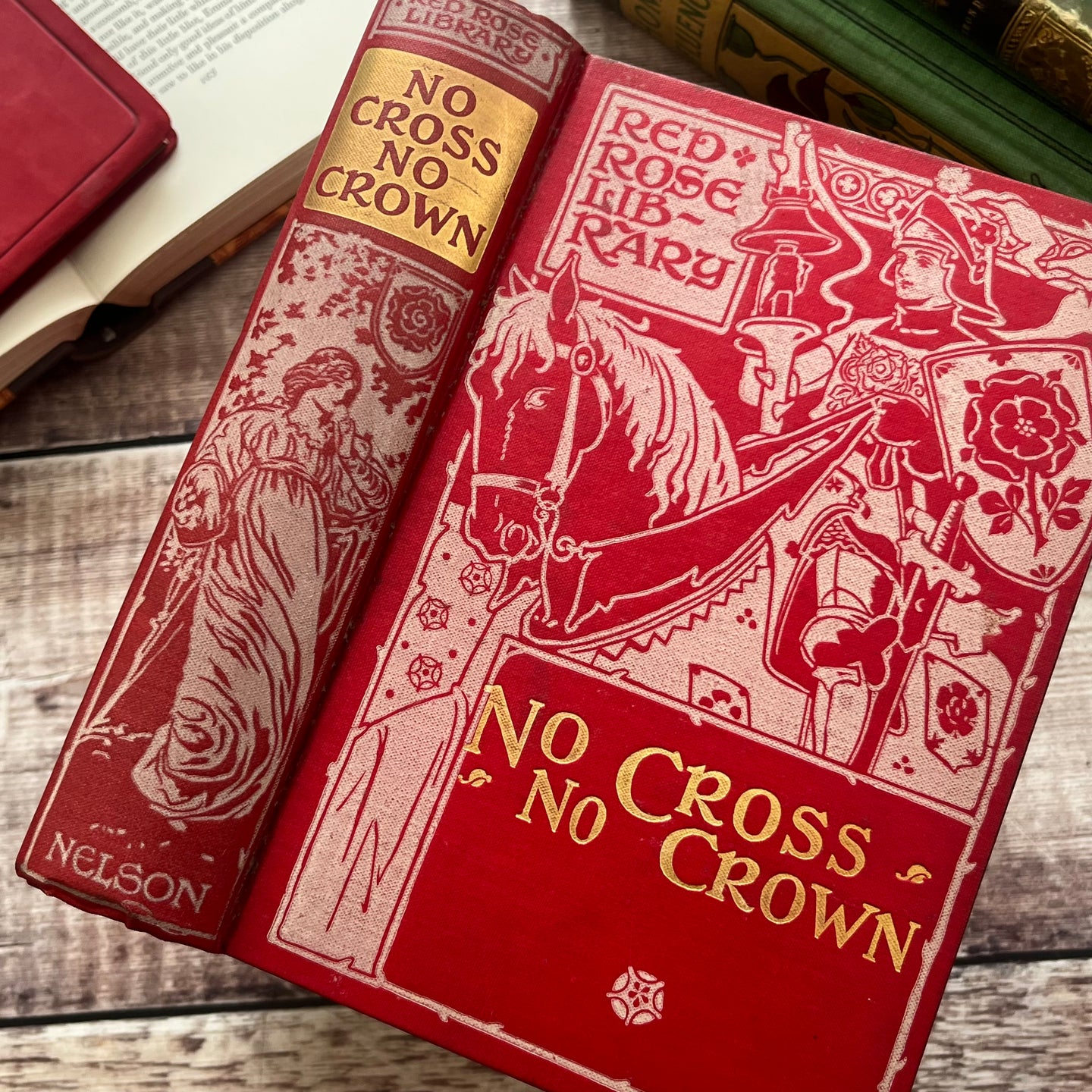 No Cross No Crown A Tale of the Scottish Reformation Beautiful Floral Cloth Binding