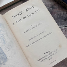Load image into Gallery viewer, 1896 Handy Andy A Tale of Irish Life by Samuel Lover; AA Turbayne Binding Art Nouveau
