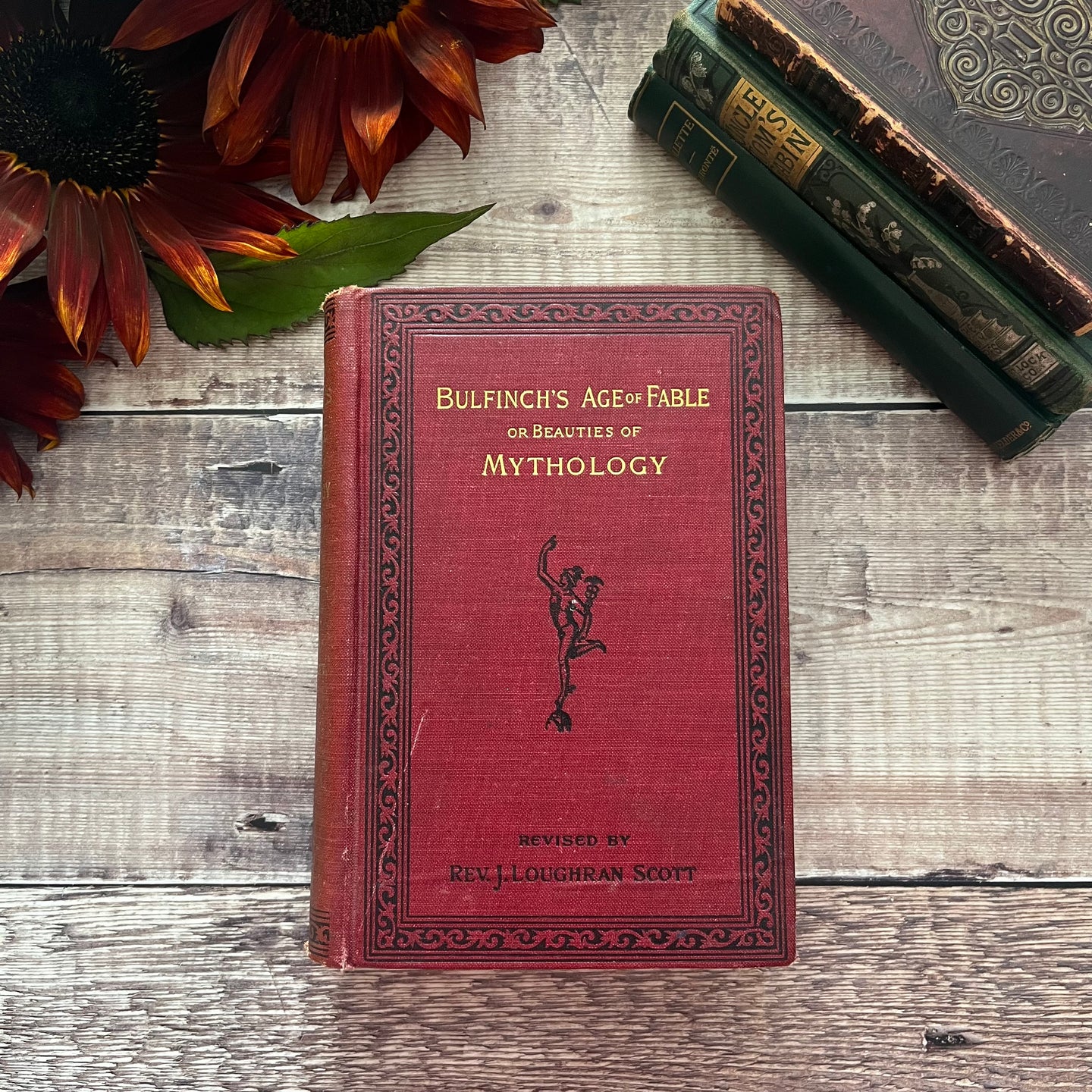 1898 Bulfinch's Age of Fable or Beauties of Mythology Late Victorian Book