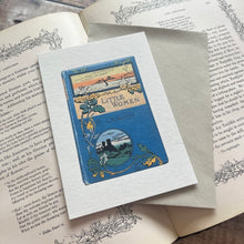 Load image into Gallery viewer, Pack of 3 Beautiful Little Women Cards...Digital Design of Antique Book...Louisa May Alcott
