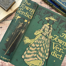 Load image into Gallery viewer, The Town's Verdict by Ethel Heddle Beautiful Pictorial Binding Edwardian
