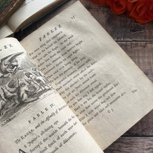 Load image into Gallery viewer, 1757 Fables by the Late Mr Gay Two Volumes in One Quarter Leather Binding Georgian
