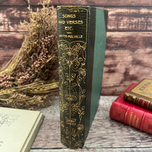 Load image into Gallery viewer, Songs and Verses and The True Cross by G J Whyte Melville Half Leather
