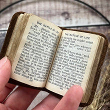 Load image into Gallery viewer, 1904 The Battle of Life by Charles Dickens; Yapp leather Binding Illustrated
