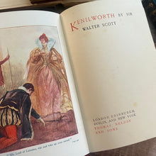 Load image into Gallery viewer, Kenilworth by Sir Walter Scott Beautiful Floral Cloth Binding
