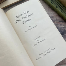 Load image into Gallery viewer, Agnes Grey by Anne Bronte and The Professor by Charlotte Bronte; Rare Binding (et)
