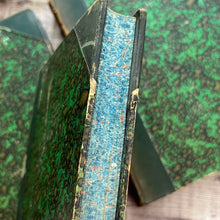 Load image into Gallery viewer, 1910 Familiar Wild Flowers; Three Individual Volumes, Half Calf with Marbled Edges

