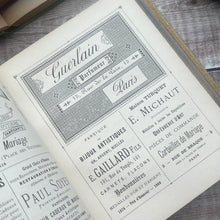 Load image into Gallery viewer, Le Livre du Mariage Souvenir de 1887; 19th Century Full Leather Book with Blue Tinted Gilt Gauffered Edges
