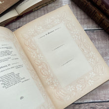 Load image into Gallery viewer, Our Friends in Paradise ... Birthday Book, Book of Quotes, Victorian Floral Binding

