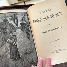 Load image into Gallery viewer, 1888 Driven From Sea to Sea by C C Post Pictorial Cloth Book
