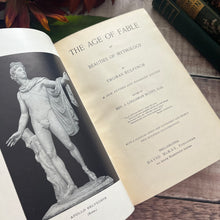 Load image into Gallery viewer, 1898 Bulfinch&#39;s Age of Fable or Beauties of Mythology Late Victorian Book
