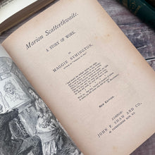Load image into Gallery viewer, Marion Scatterthwaite by Emma Marshall; Antique Book with Art Nouveau Decoration
