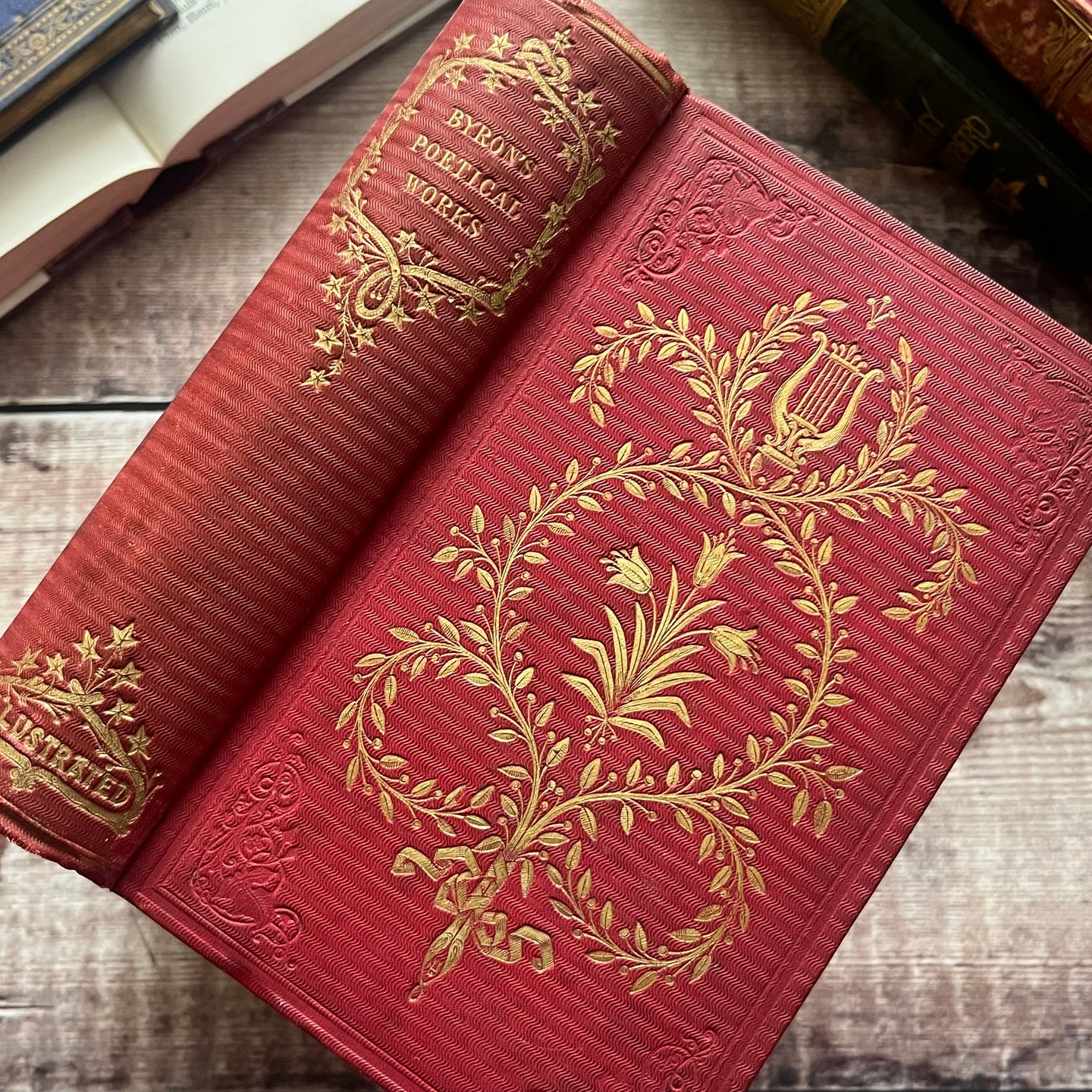 The Poetical Works and Life of Lord Byron Victorian Illustrated Book