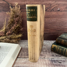 Load image into Gallery viewer, 1905 The Poetical Works of Dante Gabriel Rossetti Fine Half Vellum Binding
