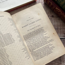 Load image into Gallery viewer, 1852  The Beauties of Modern Sacred Poetry Fine Binding Full Leather Book
