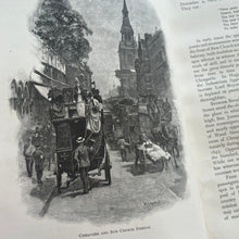 Load image into Gallery viewer, 1890 London Pictures Drawn with Pen and Pencil Victorian Book

