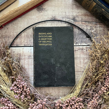 Load image into Gallery viewer, 1917 Being and Doing A Selection of Helpful Thoughts Full Leather Pocket Book
