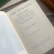 Load image into Gallery viewer, Half Morocco The Dynast's by Thomas Hardy; An Epic Drama of the War with Napoleon
