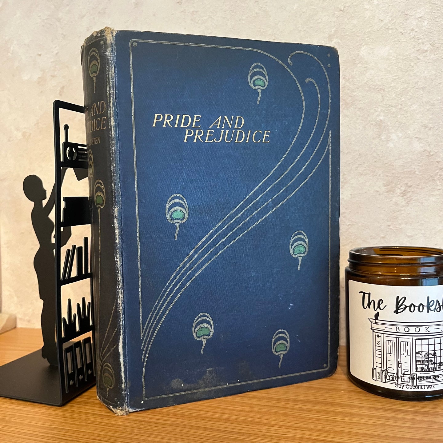 Rare Pride and Prejudice by Jane Austen Talwin Morris Binding Antique Book
