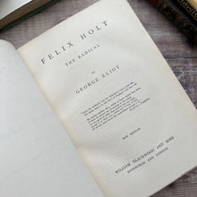 Load image into Gallery viewer, Felix Holt by George Eliot; Beautiful Half Leather Binding with Art Nouveau Detail
