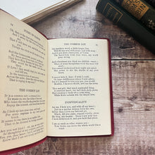 Load image into Gallery viewer, Poems of Ella Wheeler Wilcox Miniature Yapp Leather Suede Binding Antique Roses Book
