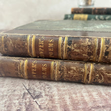 Load image into Gallery viewer, 1814 Poems of William Cowper Two Volumes Half Leather Antiquarian Books
