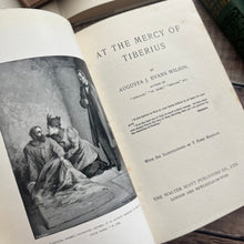 Load image into Gallery viewer, At The Mercy of Tiberius by Augusta J Evans Wilson Art Nouveau Antique Floral Book
