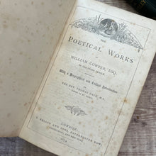 Load image into Gallery viewer, The Poetical Works of William Cowper Mauchline Fern Ware Book (et)
