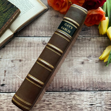 Load image into Gallery viewer, 1757 Fables by the Late Mr Gay Two Volumes in One Quarter Leather Binding Georgian
