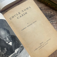 Load image into Gallery viewer, Uncle Tom's Cabin by Harriet Beecher Stowe; Edwardian Art Nouveau Book
