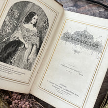 Load image into Gallery viewer, 1864 The Emblems and Poetry of Flowers Early Victorian Purple Book
