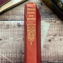 Load image into Gallery viewer, 1907 Treasure Island and Kidnapped by RL Stevenson; Edwardian Book

