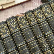 Load image into Gallery viewer, 12 Volume Set of Early 19th Century French Books in Half Morocco 1828
