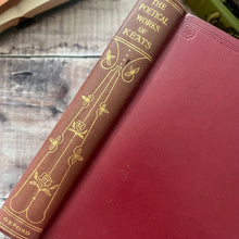 Load image into Gallery viewer, 1950 The Poetical Works of John Keats; Full Leather Vintage Book
